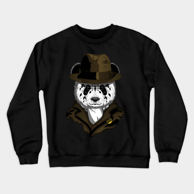 Panda Rorschach Crewneck Sweatshirt by LegendaryPhoenix